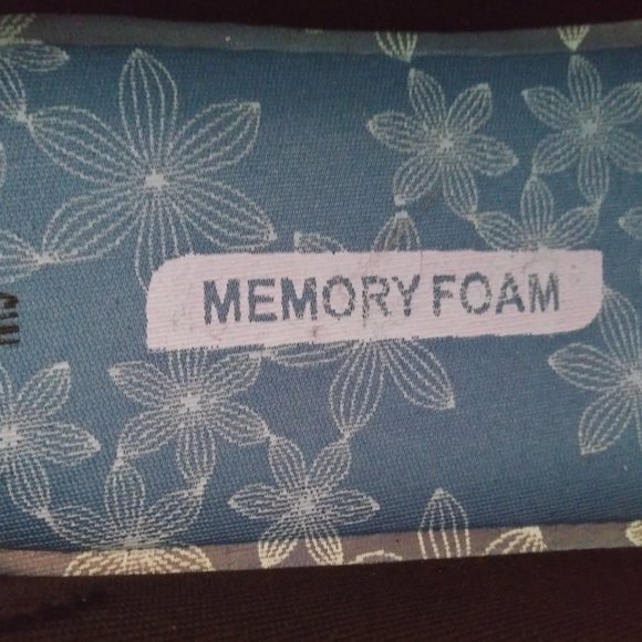 Black Nylon Mary Jane Memory Foam Comfort Loafers - Picture 8 of 9